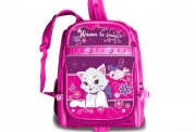 WL822  school bag Willy, Super Hard Base, "Kitten", pink 