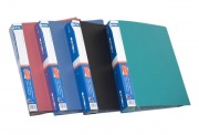 A306  poly file folders A4, 80 sheet protectors