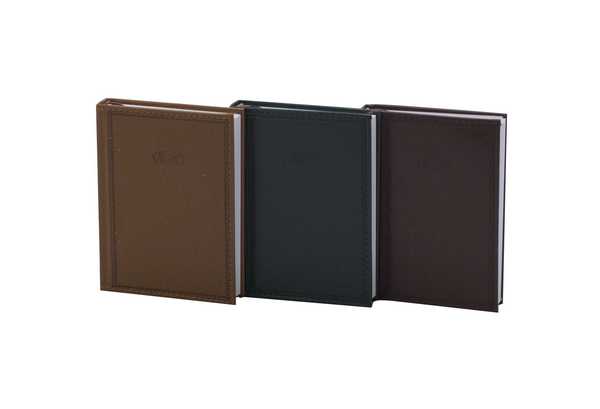 WB6382  Notizbuch A6, Innenblock mit Designs einfarbig ...