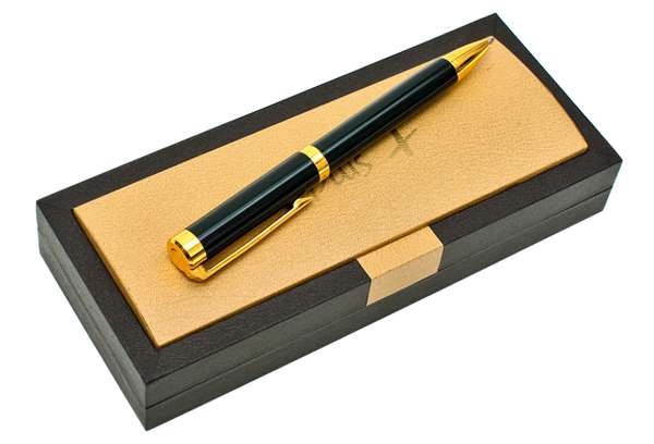 A128  Kugelschreiber aus Metall in Geschenkbox