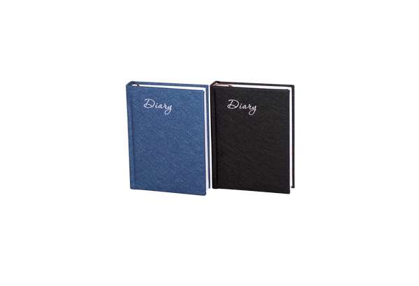 WB6444  agenda, perpetual,  A6, 196 pages, 2 maps