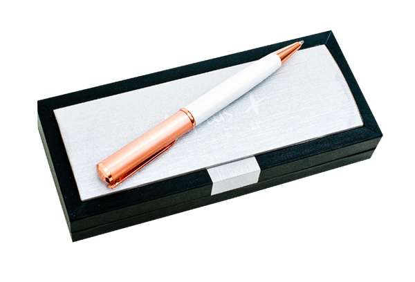 A120  Kugelschreiber aus Metall in Geschenkbox