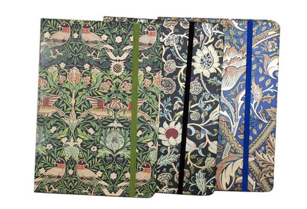 A555  notebook A5, Hardcoer, Gold, cream colored paper, ...