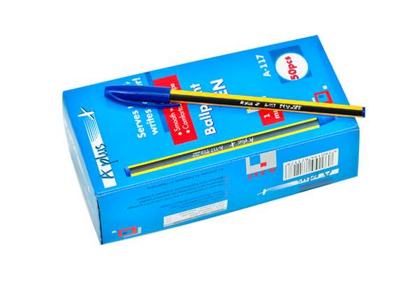 A117�  ball pen blue A+ 1 mm�