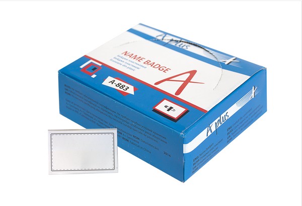 A-883  Badge, 50 Stk in Box