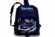 WL826  Schulranzen Willy Super Hard Base,, "Sportwagen", ...